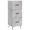 vidaXL Highboard Concrete Grey 34.5x34x180 cm Engineered Wood