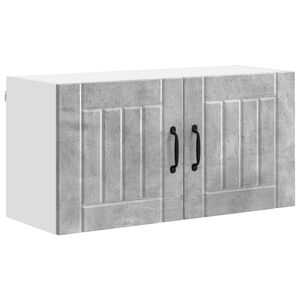 vidaXL Wall Cabinet LUCCA Concrete Grey 80 x 31 x 40 cm