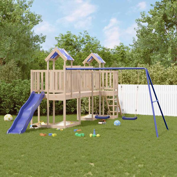 vidaXL Outdoor Playset Solid Wood Pine