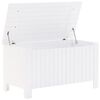 vidaXL Storage Box with Lid RANA White 100x49x54 cm Solid Wood Pine