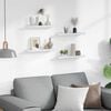 vidaXL Wall Shelves 4 pcs White 40x9x3 cm