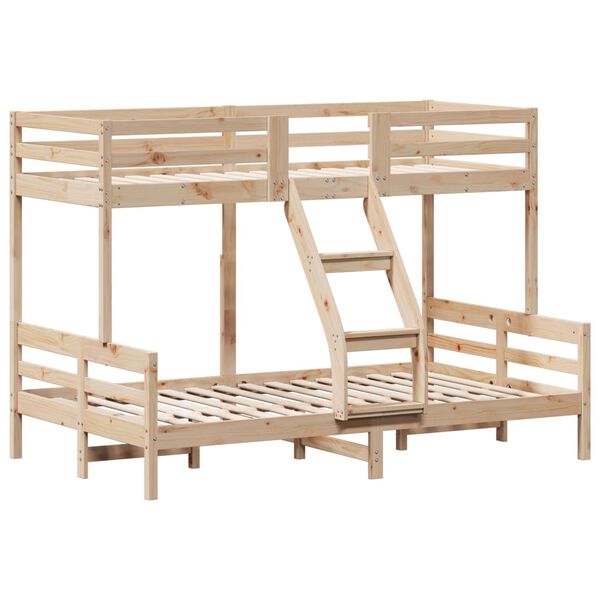 vidaXL Bunk Bed without Mattress 80x200/120x200 cm Solid Wood