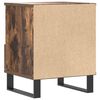 vidaXL Bedside Cabinets 2 pcs Smoked Oak 40x35x50 cm Engineered Wood