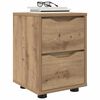 vidaXL Bedside Tables with Drawer 2 pcs Artisan Oak 30.5 x 30 x 43 cm