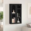 vidaXL Hanging Cabinet Black 59 x 20 x 100 cm Engineered Wood