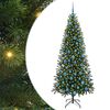 vidaXL Artificial Christmas Tree Green 180 cm PE and PVC