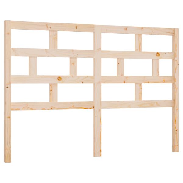 vidaXL Bed Headboard 166x4x100 cm Solid Wood Pine