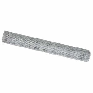 vidaXL Hexagon Fence Silver 1.4 x 25 m Galvanised steel