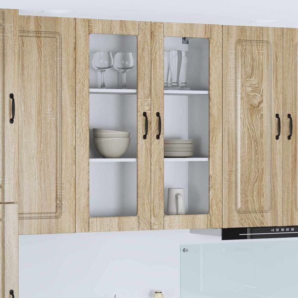 vidaXL Kitchen Cabinet with Storage Kalmar Sonoma Oak 80 x 31 x 100 cm