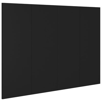 vidaXL Bed Headboard Black 120x1.5x80 cm Engineered Wood