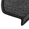 vidaXL Stair Mats 20 pcs 65x24x4 cm Anthracite Half Round Large