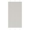 vidaXL Pleated Blind Light Grey 105x200 cm Fabric Width 104.4 cm Polyester