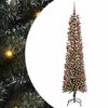 vidaXL Artificial Christmas Tree with 300 LEDs with Stand Green 180 cm