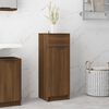 vidaXL Bathroom Cabinet Brown Oak 32x34x90 cm Engineered Wood