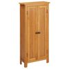 vidaXL Storage Cabinet 50x22x110 cm Solid Oak Wood