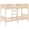 vidaXL Bunk Bed 75x190 cm Solid Wood Pine