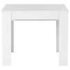 vidaXL Extendable Dining Table High Gloss White 175x90x75 cm