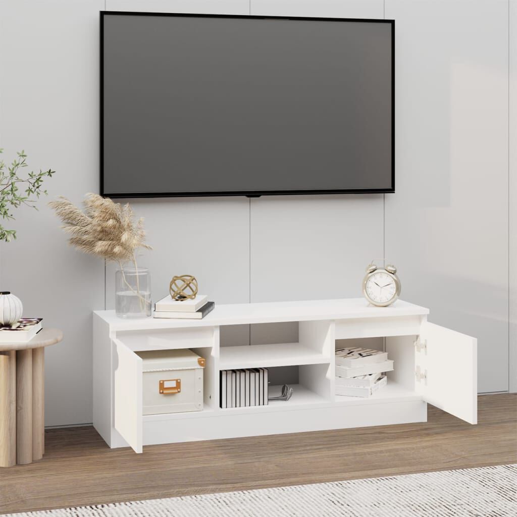 White tv shop chest