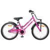 vidaXL Kids Bike 22'' for 7-12 Years Old Pink Black