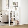 vidaXL Bookcase White 72x20x120 cm Engineered Wood