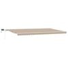 vidaXL Retractable Awning Beige 600 x 300 cm Fabric and Aluminium