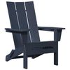vidaXL Garden Lounge Furniture 2 pcs Navy 74.5 x 80.5 x 90cm Plastic