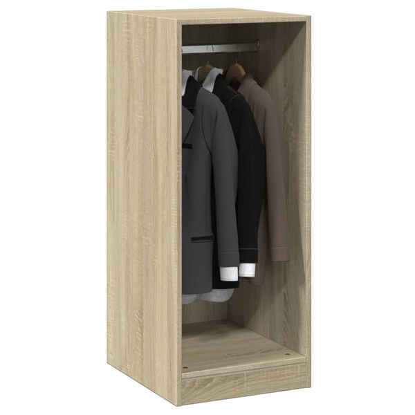 vidaXL Wardrobe Sonoma Oak 48x41x102 cm Engineered Wood