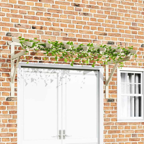 vidaXL Door Canopy 200x100x100 cm Solid Pinewood