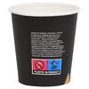vidaXL Coffee Paper Cups 200 ml 500 pcs Black