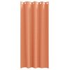 vidaXL Blackout Curtains with Rings 2 pcs Terracotta 245 x 140 cm