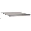 vidaXL Retractable Awning Light Grey 400 x 350 cm