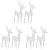 vidaXL Christmas Reindeers 6 pcs Warm White 240 LEDs Acrylic