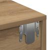 vidaXL Wall Shelf with Drawers Artisian Oak 60x26.5x15 cm Engineered Wood