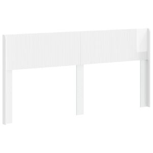 vidaXL Headboard High Gloss White PB