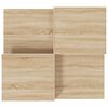 vidaXL Coffee Tables 2 pcs Sonoma Oak Engineered Wood
