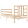 vidaXL Bed Frame without Mattress 90x200 cm Solid Wood Pine