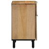 vidaXL Bedside Cabinet Brown 50x33x60 cm Solid Wood Mango