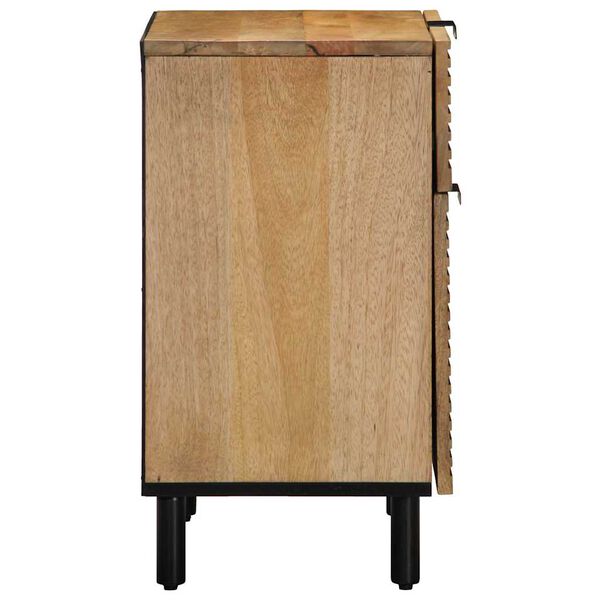 vidaXL Bedside Cabinet Brown 50x33x60 cm Solid Wood Mango