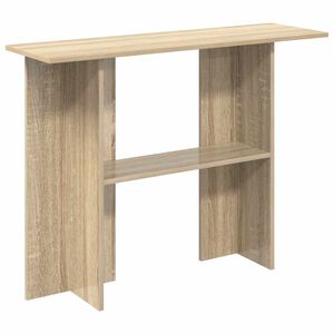vidaXL Console Table Sonoma Oak 100 x 30 x 75 cm Engineered Wood