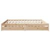 vidaXL Bed Frame without Mattress 180x200 cm Super King Solid Wood Pine