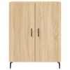 vidaXL Highboard Sonoma Oak 69.5x34x180 cm Engineered Wood