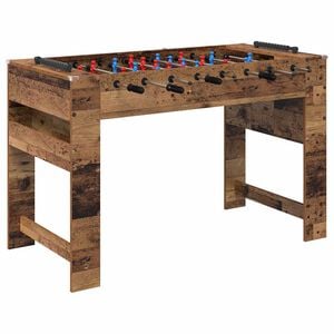 vidaXL Foosball Table Old Wood 125 x 60.5 x 80 cm Engineered Wood