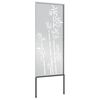 vidaXL Garden Privacy Screen Silver 50 x 140 cm Galvanised steel