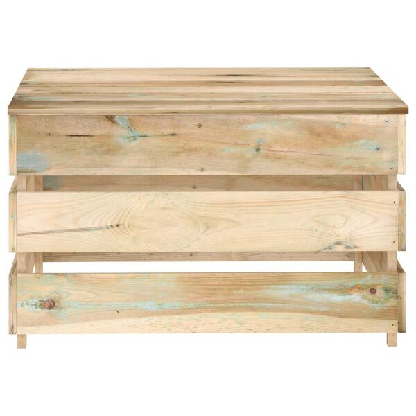 vidaXL Garden Pallet Tables 2 pcs Impregnated Pinewood