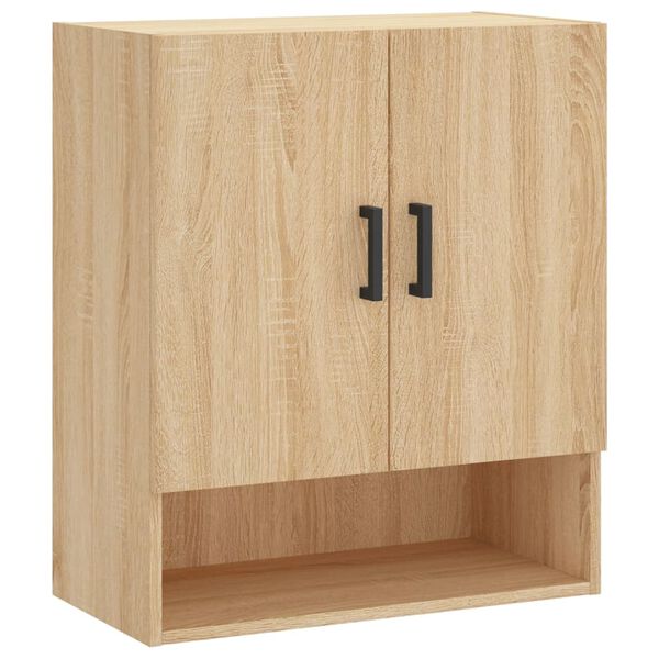 vidaXL Wall Cabinet Sonoma Oak 60x31x70 cm Engineered Wood