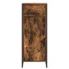 vidaXL Bathroom Cabinet Smoke Oak 40 x 30 x 100 cm Engineered Wood