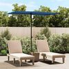 vidaXL Garden Parasol with Aluminium Pole 2x1.5 m Azure Blue