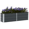vidaXL Planter Anthracite 160 x 40 x 45 cm Steel