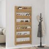vidaXL Shoe Cabinet 2 pcs Artisan Oak 85 x 18 x 90 cm Engineered Wood