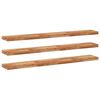 vidaXL Floating Shelves 3 pcs 140x20x4 cm Oil Finished Solid Wood Acacia